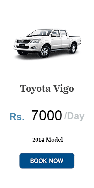 Toyota Vigo for rent in Islamabad
